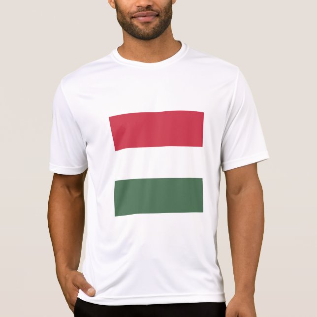 Camiseta Bandeira da Hungria (Frente)