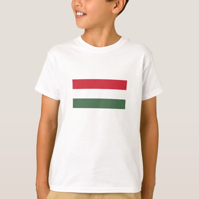 Camiseta Bandeira da Hungria (Frente)