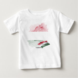Camiseta bandeira da Hungria
