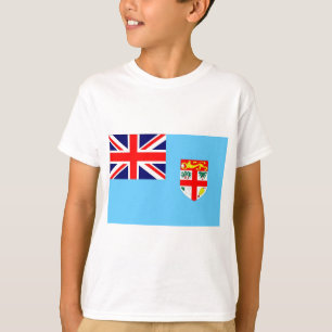 Camiseta Bandeira da ilha de Fiji