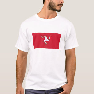 Camiseta Bandeira da Ilha de Man