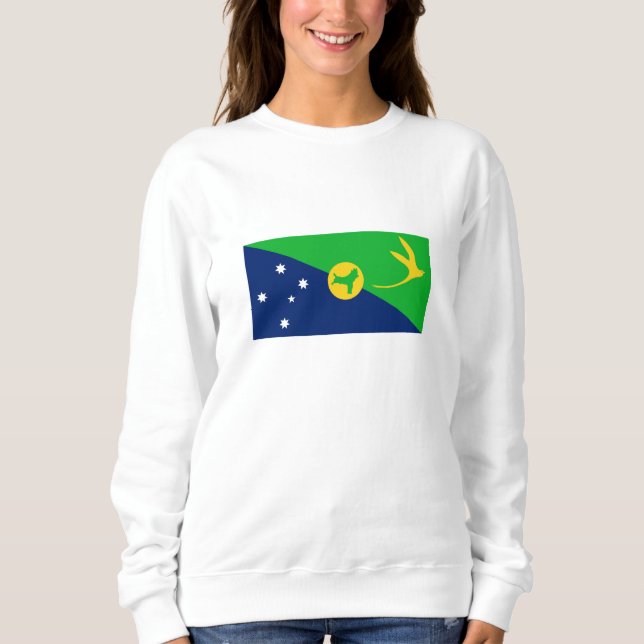 Camiseta Bandeira da Ilha do Natal (Frente)