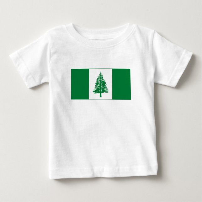 Camiseta Bandeira da Ilha Norfolk (Frente)