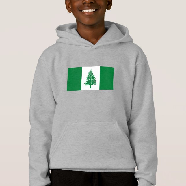 Camiseta Bandeira da Ilha Norfolk (Frente)