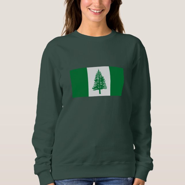 Camiseta Bandeira da Ilha Norfolk (Frente)