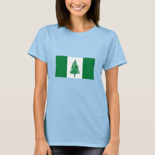 Camiseta Bandeira da Ilha Norfolk
