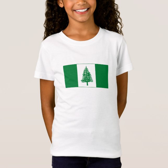Camiseta Bandeira da Ilha Norfolk (Frente)