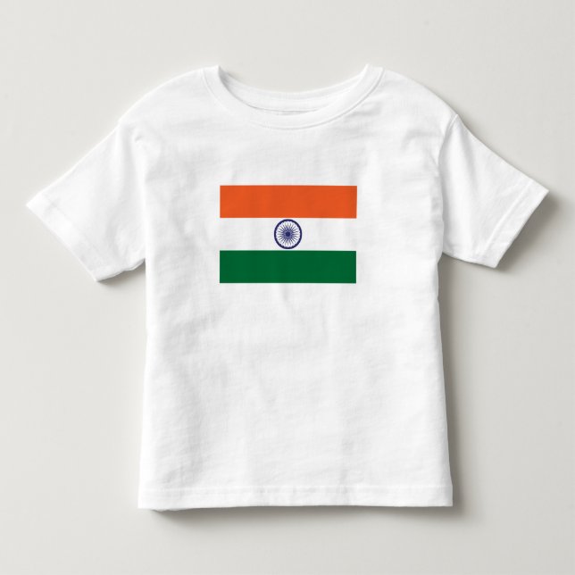 Camiseta Bandeira da Índia (Frente)