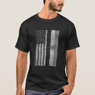 Camiseta Bandeira da Índia e EUA, Indo-Americanos