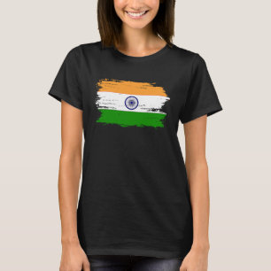 Camiseta Bandeira da Índia para Indiano Alemão Orgulhoso