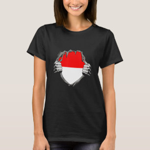 Camiseta Bandeira da Indonésia
