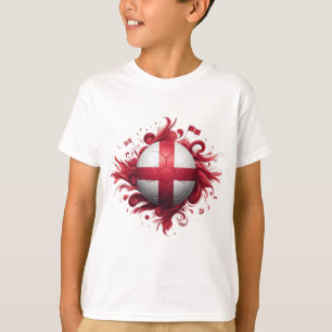 Camiseta Bandeira da Inglaterra com futebol