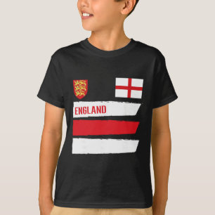 Camiseta Bandeira da Inglaterra Inglês Futebol Torcedor Hom