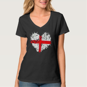 Camiseta Bandeira da Inglaterra para crianças e expatriados