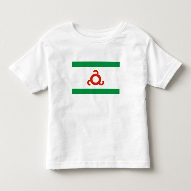 Camiseta Bandeira da Inguchétia (Frente)