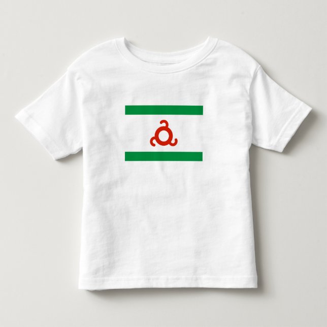 Camiseta Bandeira da Ingushetia (Frente)