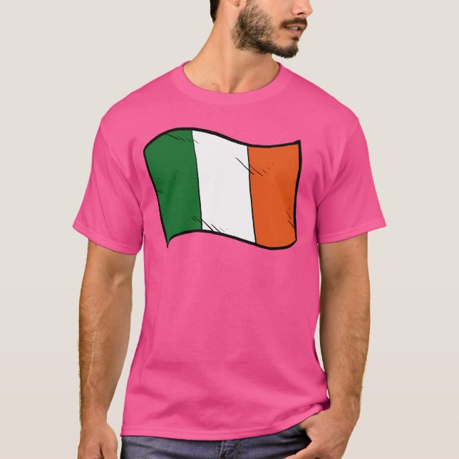Camiseta Bandeira Da Irlanda (Frente)