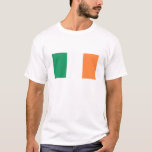 Camiseta Bandeira da Irlanda<br><div class="desc">Bandeira patriótica da Irlanda.</div>