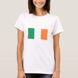 Camiseta Bandeira da Irlanda<br><div class="desc">Bandeira patriótica da Irlanda.</div>