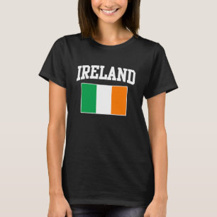 Camiseta Bandeira da Irlanda Herança da Família Irlandesa D