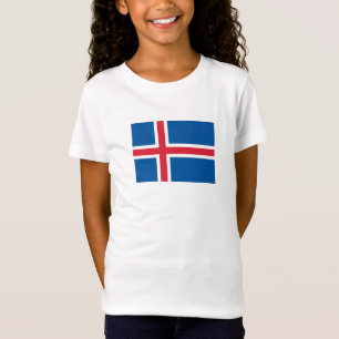 Camiseta Bandeira da Islândia
