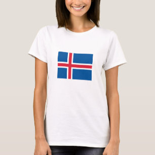 Camiseta Bandeira da Islândia