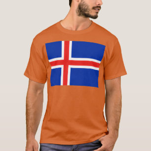 Camiseta Bandeira da Islândia