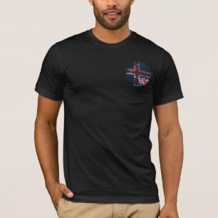 Camiseta bandeira da Islândia