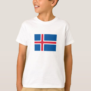 Camiseta Bandeira da Islândia