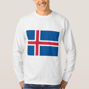 Camiseta Bandeira da Islândia