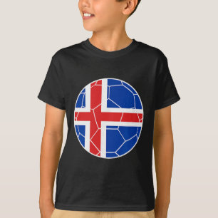 Camiseta Bandeira da Islândia Futebol Islândia Futebol
