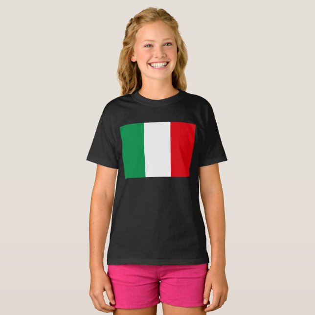 Camiseta Bandeira da Itália (Frente Completa)