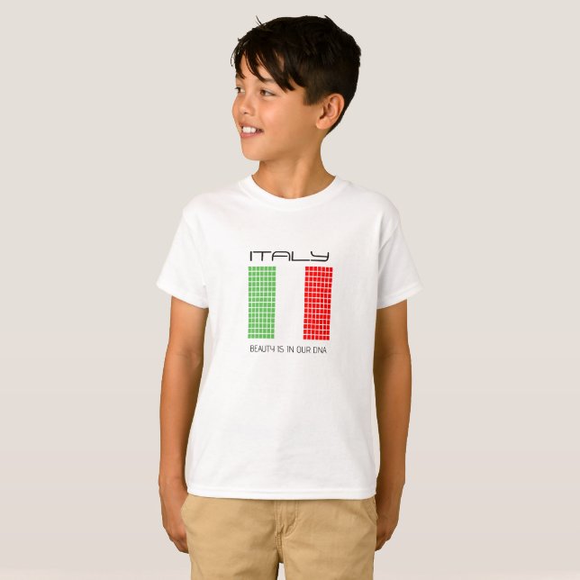 Camiseta Bandeira da Itália (Frente Completa)