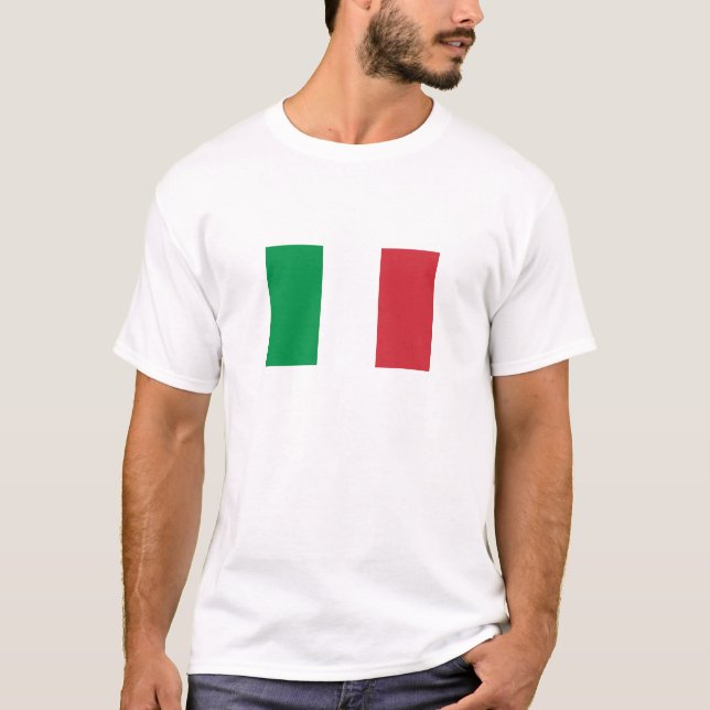 Camiseta Bandeira da Itália (Frente)