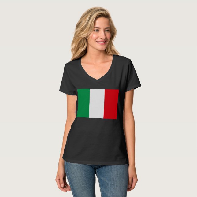 Camiseta Bandeira da Itália (Frente Completa)