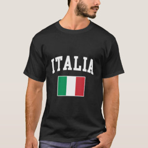 Camiseta Bandeira da Itália Família Italiano Italiana