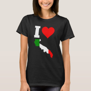 Camiseta Bandeira da Itália para a Puglia Eu amo Puglia