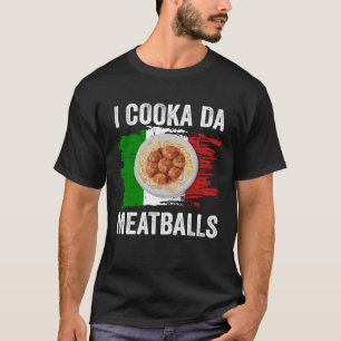 Camiseta Bandeira da Itália Raízes Italianas Foodie Eu Cozi