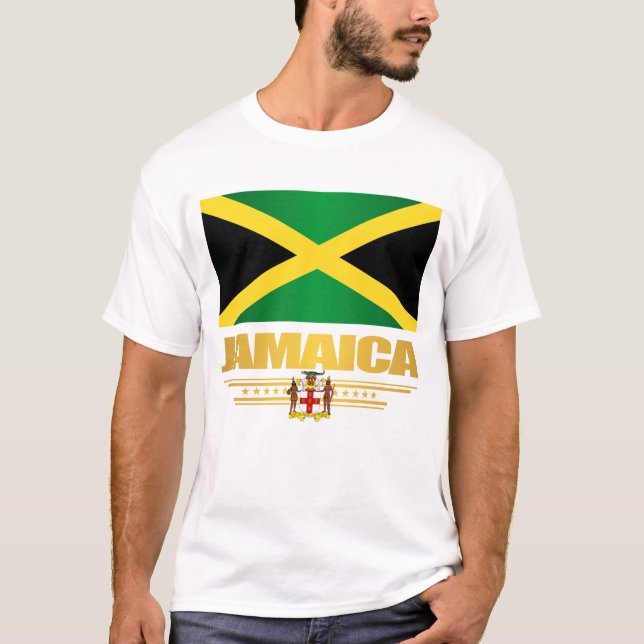 Camiseta bandeira da Jamaica (Frente)