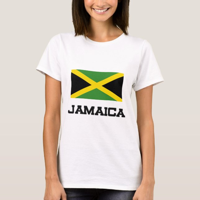 Camiseta bandeira da Jamaica (Frente)