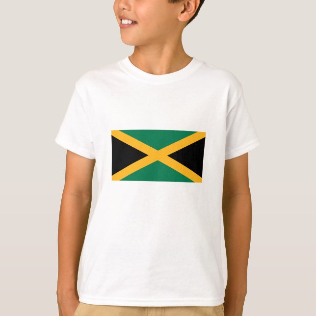 Camiseta bandeira da Jamaica (Frente)