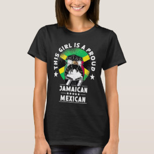 Camiseta Bandeira da Jamaica Orgulho de Cidadã Menina Mulhe