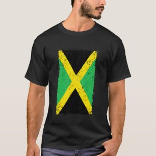 Camiseta Bandeira da Jamaica Patriótico Orgulho da Jamaica 