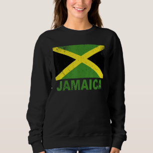 Camiseta Bandeira da Jamaica Vintage Nacionalidade Jamaican