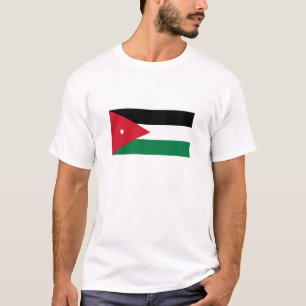 Camiseta Bandeira da Jordânia