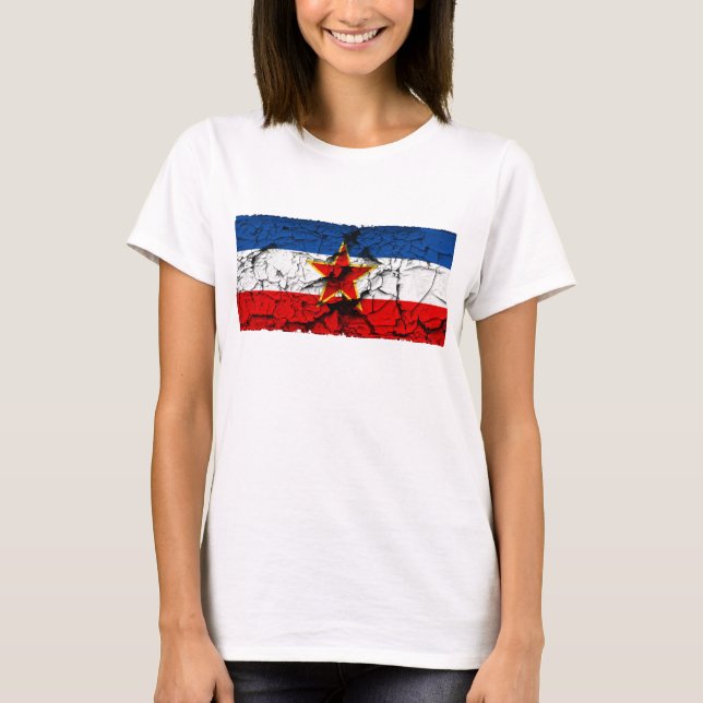 Camiseta Bandeira da Jugoslávia (Frente)