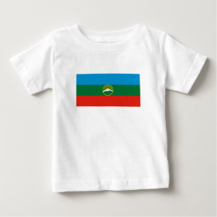 Camiseta Bandeira da Karachay-Circássia
