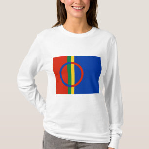 Camiseta Bandeira da Lapónia (Natal) (Sami) (Laplander)