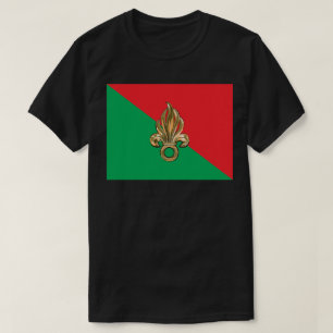 Camiseta Bandeira da Legião Estrangeira Francesa