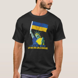 Camiseta Bandeira da Liberdade na Ucrânia